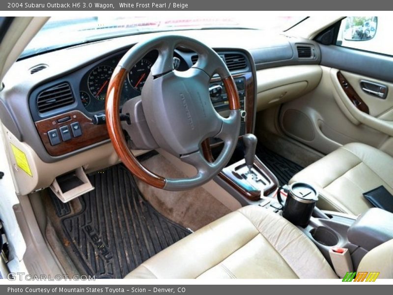  2004 Outback H6 3.0 Wagon Beige Interior