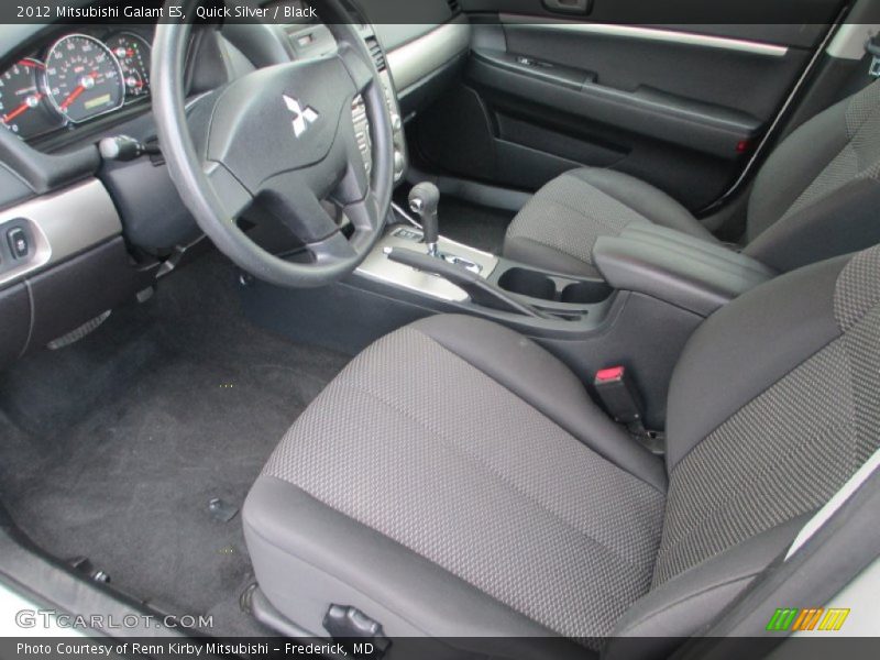 Quick Silver / Black 2012 Mitsubishi Galant ES