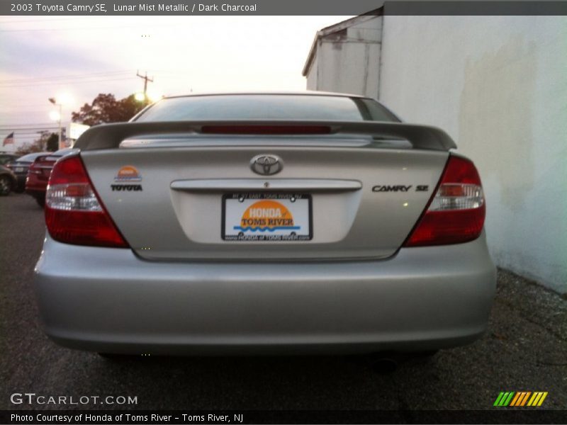 Lunar Mist Metallic / Dark Charcoal 2003 Toyota Camry SE