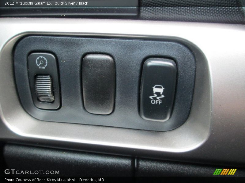 Quick Silver / Black 2012 Mitsubishi Galant ES