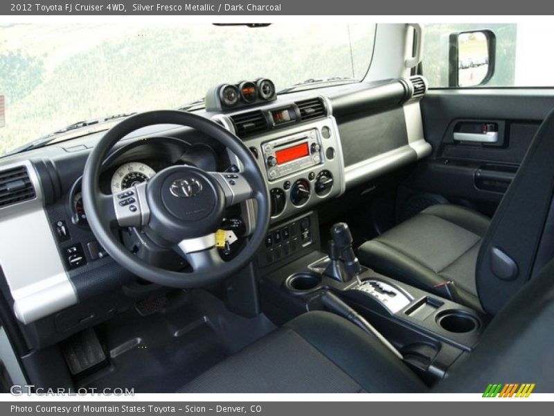 Silver Fresco Metallic / Dark Charcoal 2012 Toyota FJ Cruiser 4WD