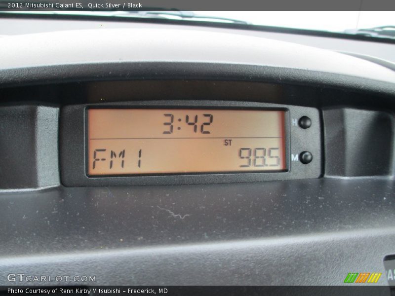 Quick Silver / Black 2012 Mitsubishi Galant ES