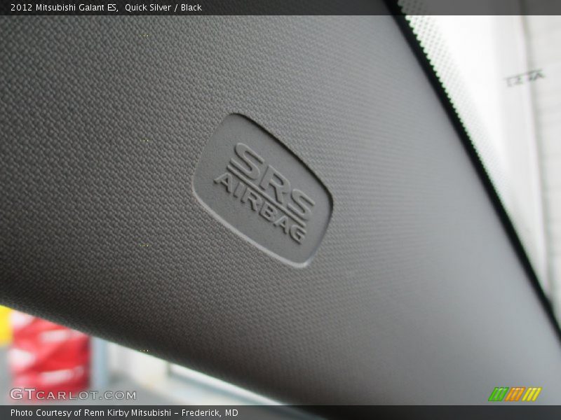 Quick Silver / Black 2012 Mitsubishi Galant ES