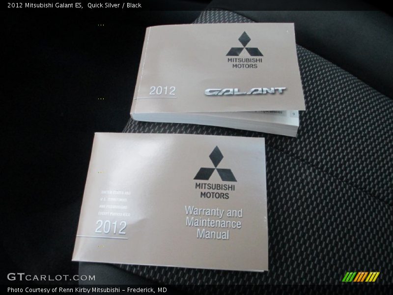 Quick Silver / Black 2012 Mitsubishi Galant ES