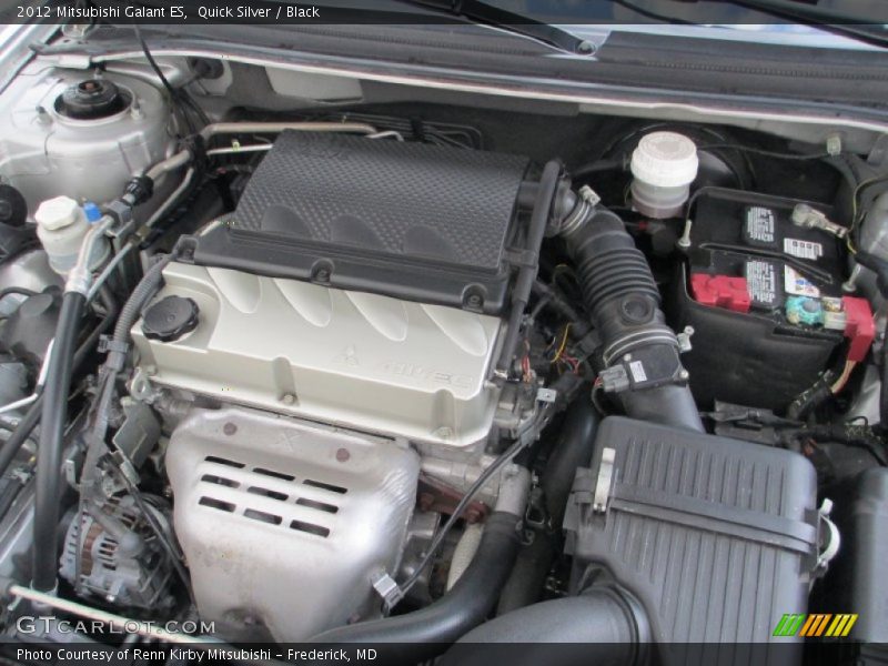 Quick Silver / Black 2012 Mitsubishi Galant ES