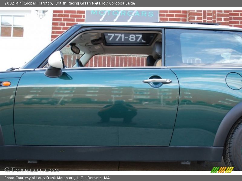 British Racing Green Metallic / Cordoba Beige 2002 Mini Cooper Hardtop