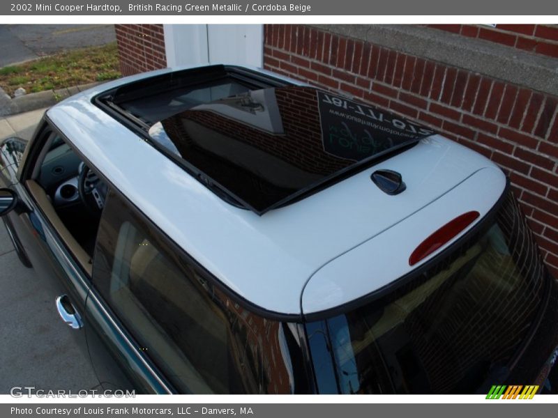 British Racing Green Metallic / Cordoba Beige 2002 Mini Cooper Hardtop
