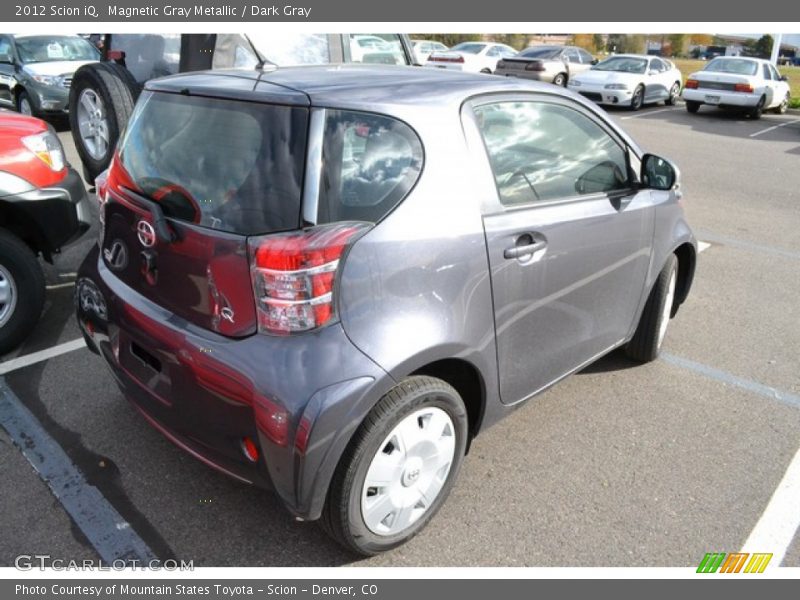 Magnetic Gray Metallic / Dark Gray 2012 Scion iQ