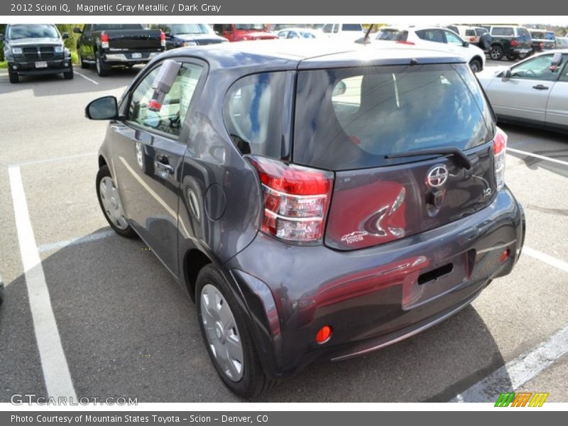 Magnetic Gray Metallic / Dark Gray 2012 Scion iQ
