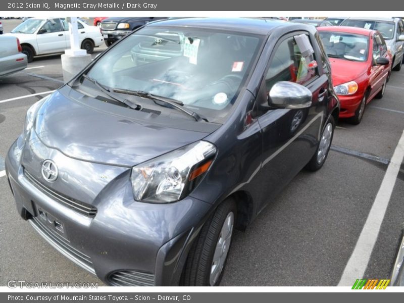 Magnetic Gray Metallic / Dark Gray 2012 Scion iQ
