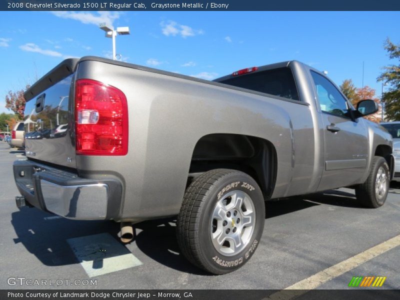 Graystone Metallic / Ebony 2008 Chevrolet Silverado 1500 LT Regular Cab