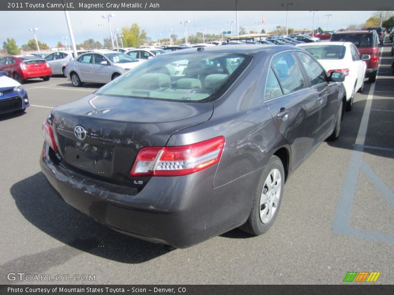 Magnetic Gray Metallic / Ash 2011 Toyota Camry LE