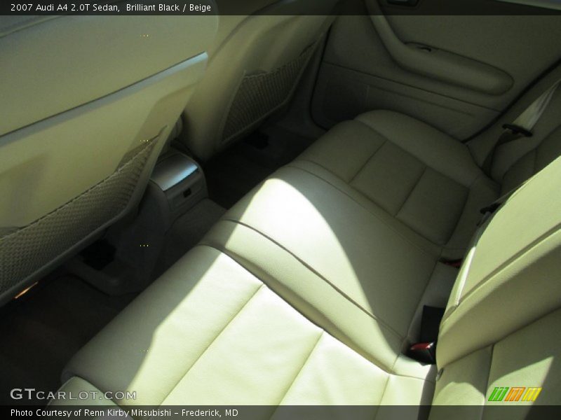 Brilliant Black / Beige 2007 Audi A4 2.0T Sedan