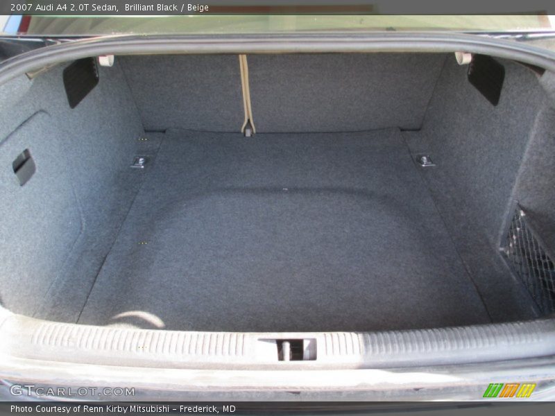 Brilliant Black / Beige 2007 Audi A4 2.0T Sedan