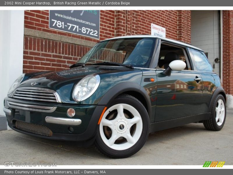 British Racing Green Metallic / Cordoba Beige 2002 Mini Cooper Hardtop