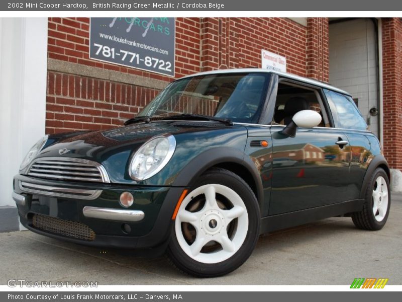 British Racing Green Metallic / Cordoba Beige 2002 Mini Cooper Hardtop