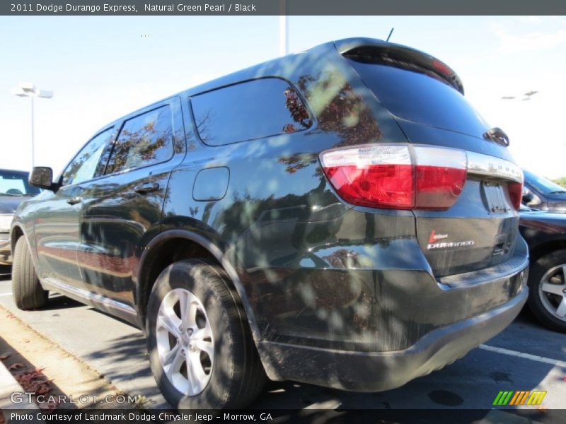 Natural Green Pearl / Black 2011 Dodge Durango Express