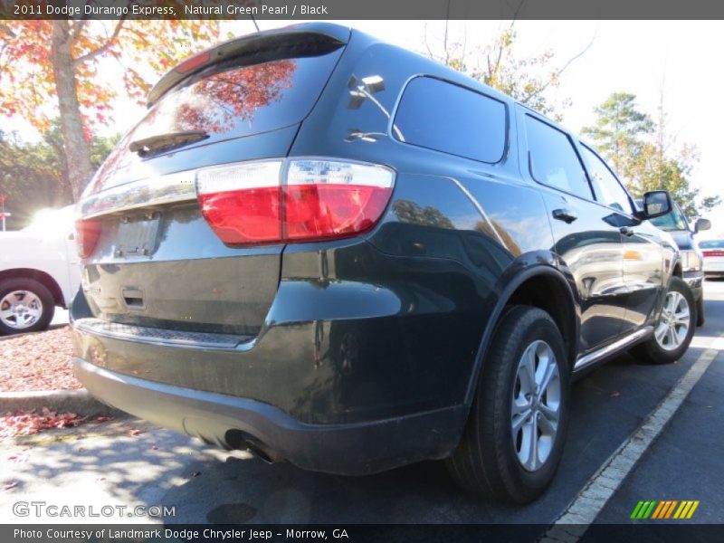 Natural Green Pearl / Black 2011 Dodge Durango Express
