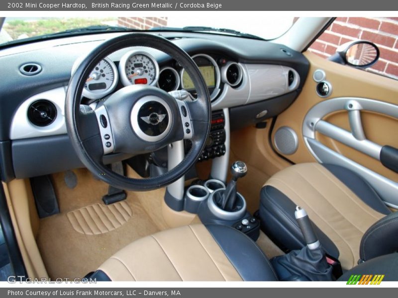 British Racing Green Metallic / Cordoba Beige 2002 Mini Cooper Hardtop