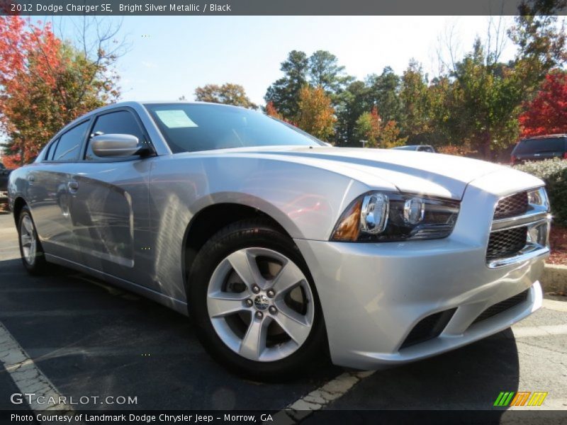Bright Silver Metallic / Black 2012 Dodge Charger SE