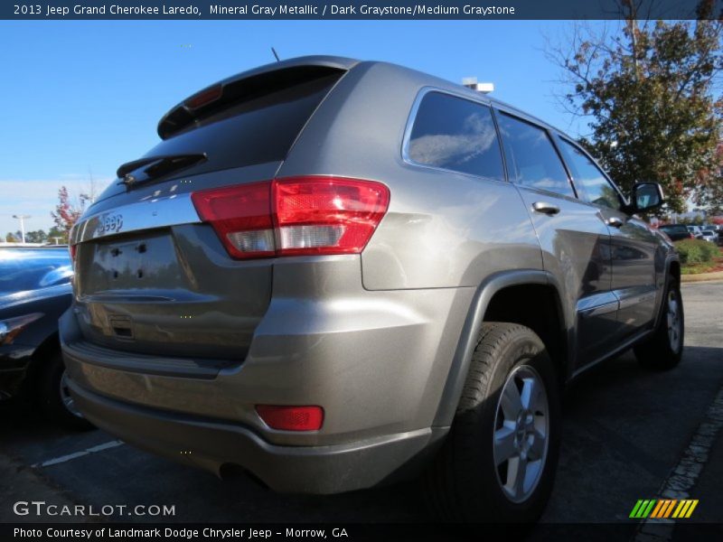 Mineral Gray Metallic / Dark Graystone/Medium Graystone 2013 Jeep Grand Cherokee Laredo