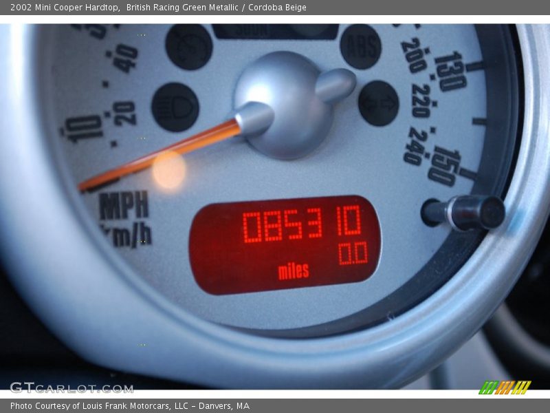 British Racing Green Metallic / Cordoba Beige 2002 Mini Cooper Hardtop