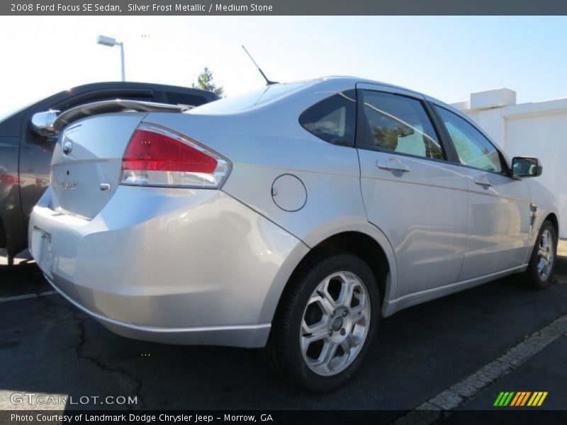 Silver Frost Metallic / Medium Stone 2008 Ford Focus SE Sedan