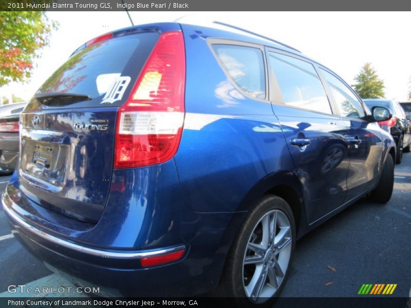 Indigo Blue Pearl / Black 2011 Hyundai Elantra Touring GLS