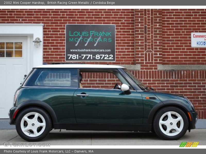 British Racing Green Metallic / Cordoba Beige 2002 Mini Cooper Hardtop