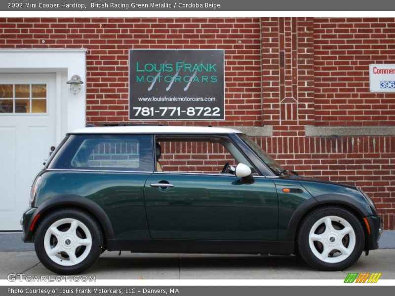 British Racing Green Metallic / Cordoba Beige 2002 Mini Cooper Hardtop