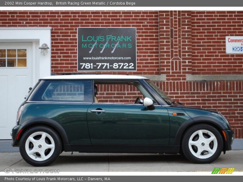 British Racing Green Metallic / Cordoba Beige 2002 Mini Cooper Hardtop