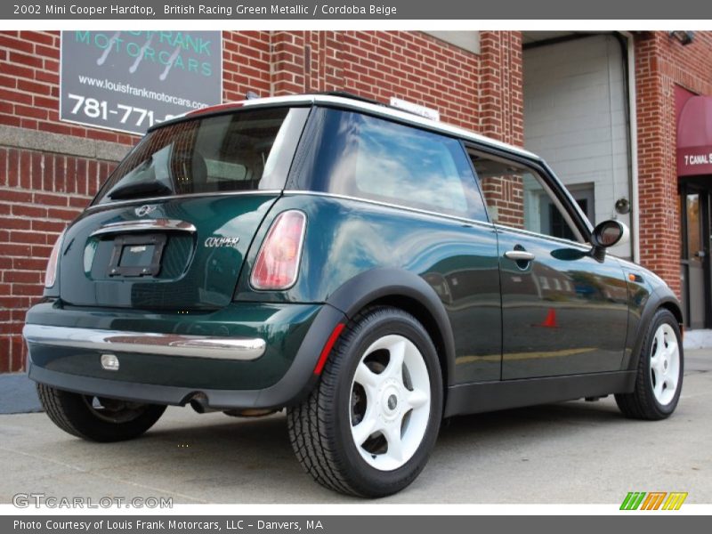 British Racing Green Metallic / Cordoba Beige 2002 Mini Cooper Hardtop
