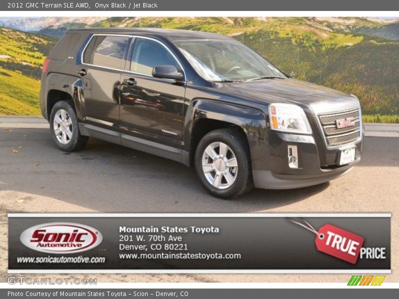 Onyx Black / Jet Black 2012 GMC Terrain SLE AWD