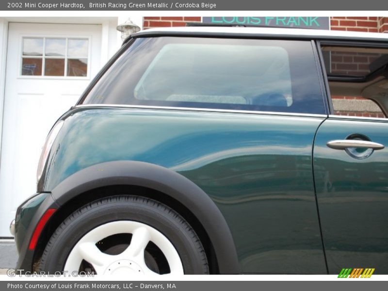 British Racing Green Metallic / Cordoba Beige 2002 Mini Cooper Hardtop