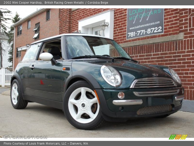 British Racing Green Metallic / Cordoba Beige 2002 Mini Cooper Hardtop