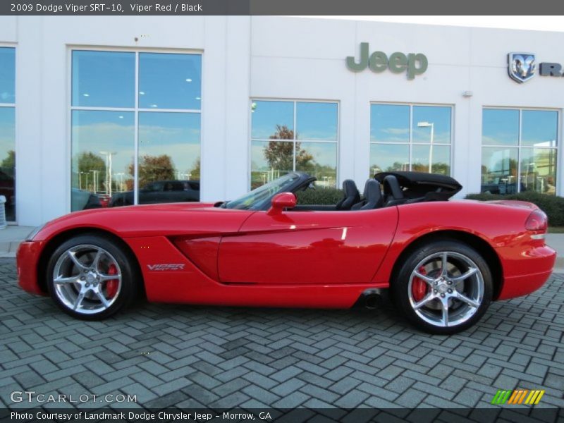 Viper Red / Black 2009 Dodge Viper SRT-10