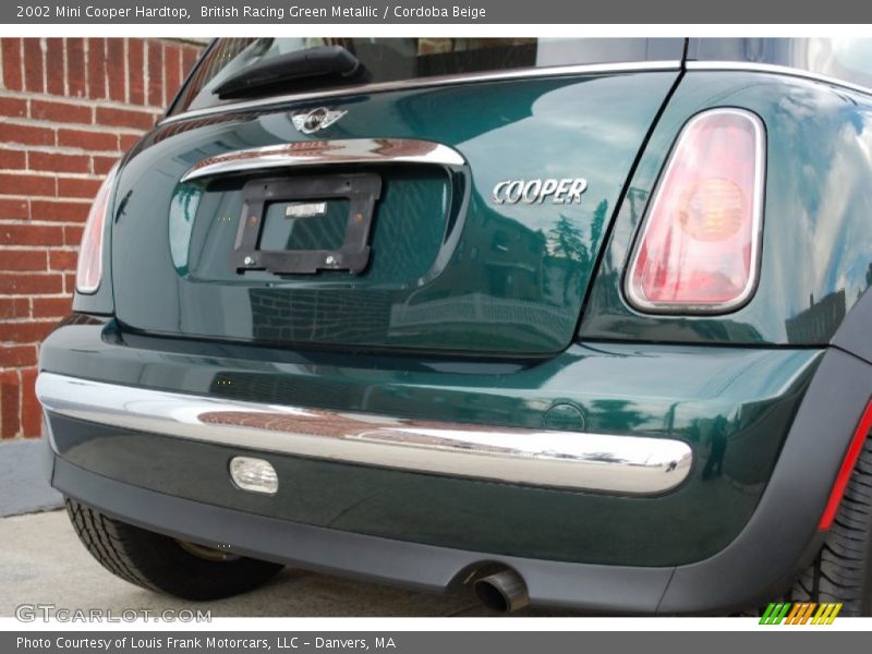 British Racing Green Metallic / Cordoba Beige 2002 Mini Cooper Hardtop