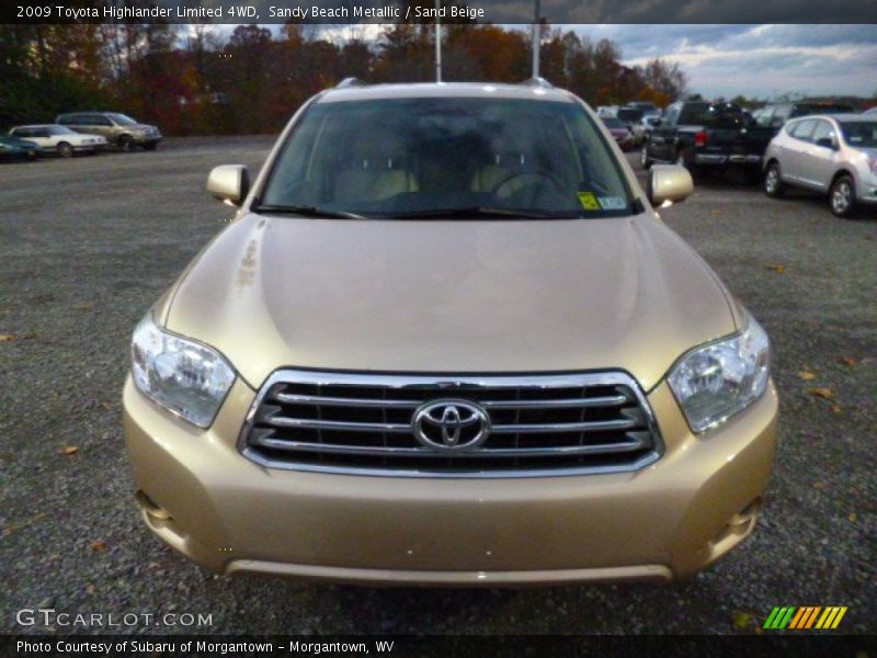 Sandy Beach Metallic / Sand Beige 2009 Toyota Highlander Limited 4WD