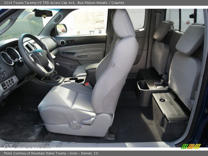 Blue Ribbon Metallic / Graphite 2014 Toyota Tacoma V6 TRD Access Cab 4x4