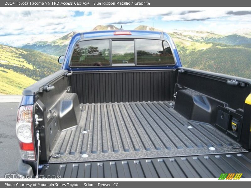 Blue Ribbon Metallic / Graphite 2014 Toyota Tacoma V6 TRD Access Cab 4x4