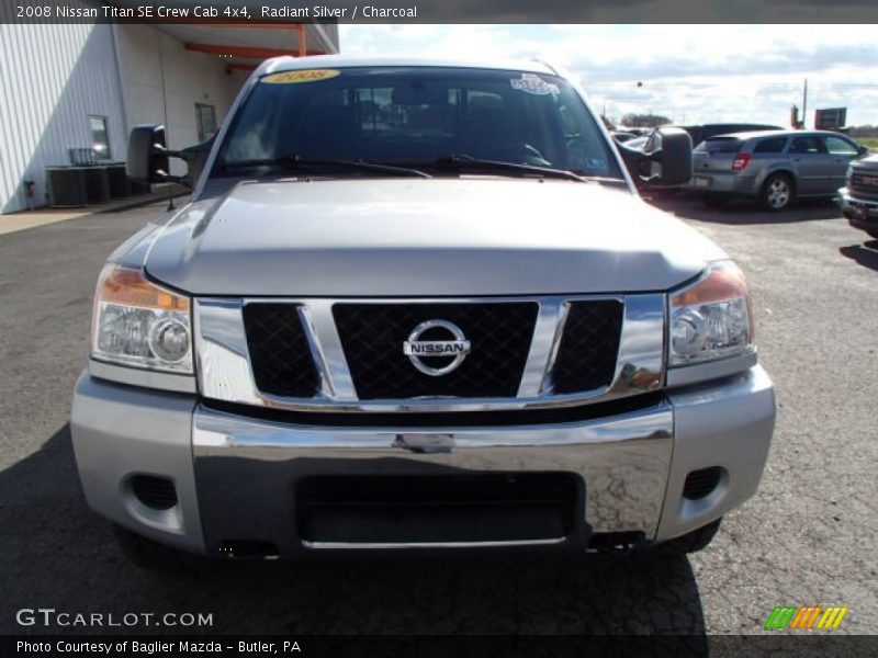 Radiant Silver / Charcoal 2008 Nissan Titan SE Crew Cab 4x4