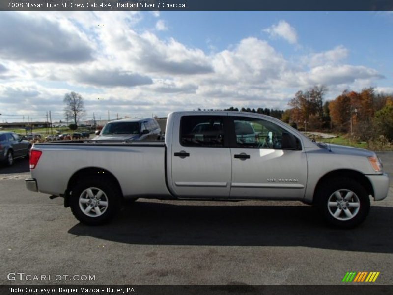 Radiant Silver / Charcoal 2008 Nissan Titan SE Crew Cab 4x4