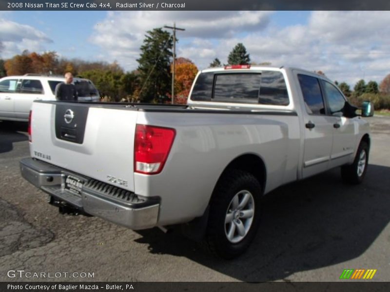 Radiant Silver / Charcoal 2008 Nissan Titan SE Crew Cab 4x4