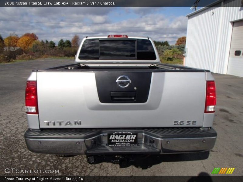 Radiant Silver / Charcoal 2008 Nissan Titan SE Crew Cab 4x4