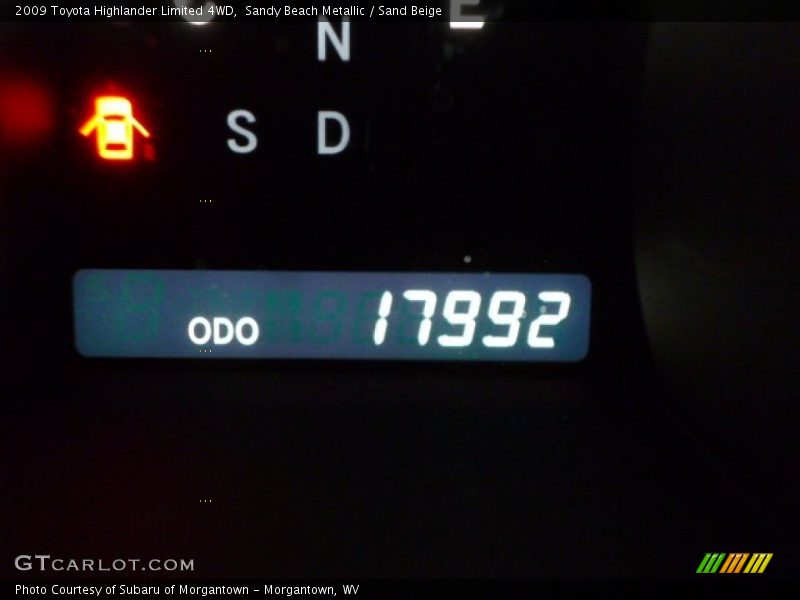 Sandy Beach Metallic / Sand Beige 2009 Toyota Highlander Limited 4WD