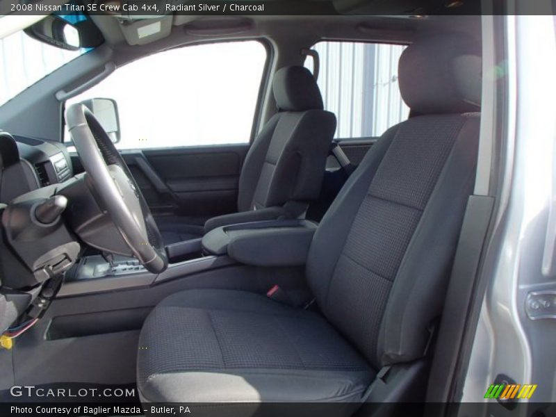 Radiant Silver / Charcoal 2008 Nissan Titan SE Crew Cab 4x4