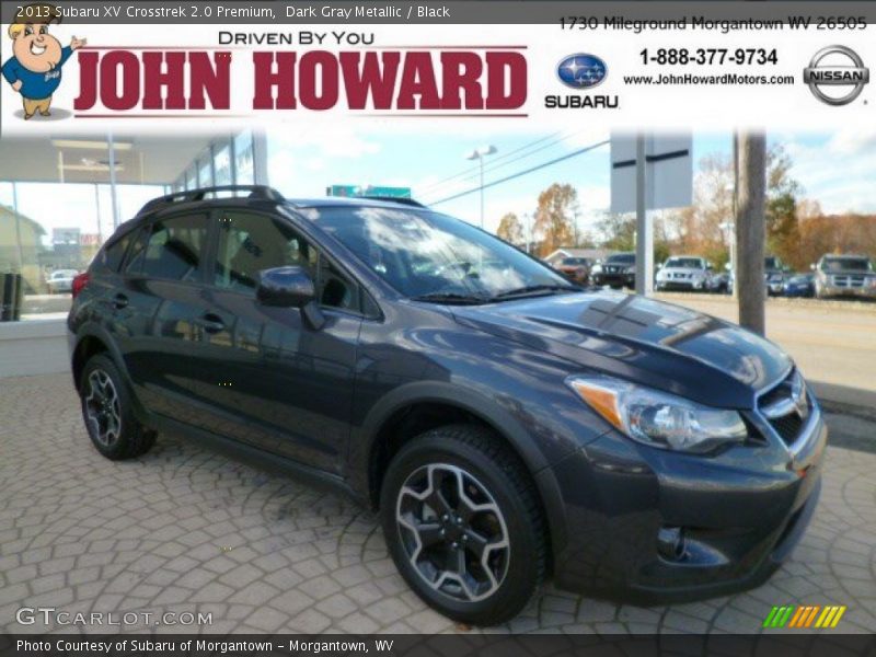 Dark Gray Metallic / Black 2013 Subaru XV Crosstrek 2.0 Premium