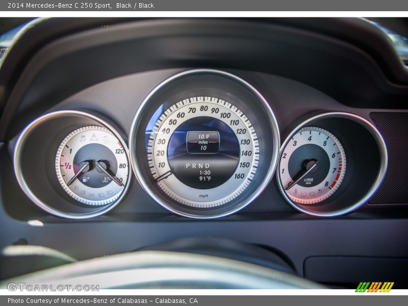 Black / Black 2014 Mercedes-Benz C 250 Sport