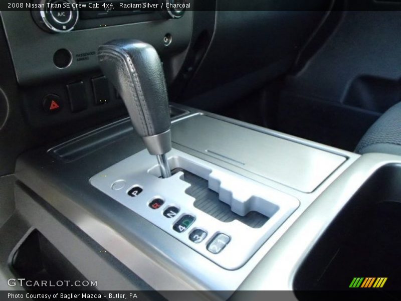 Radiant Silver / Charcoal 2008 Nissan Titan SE Crew Cab 4x4