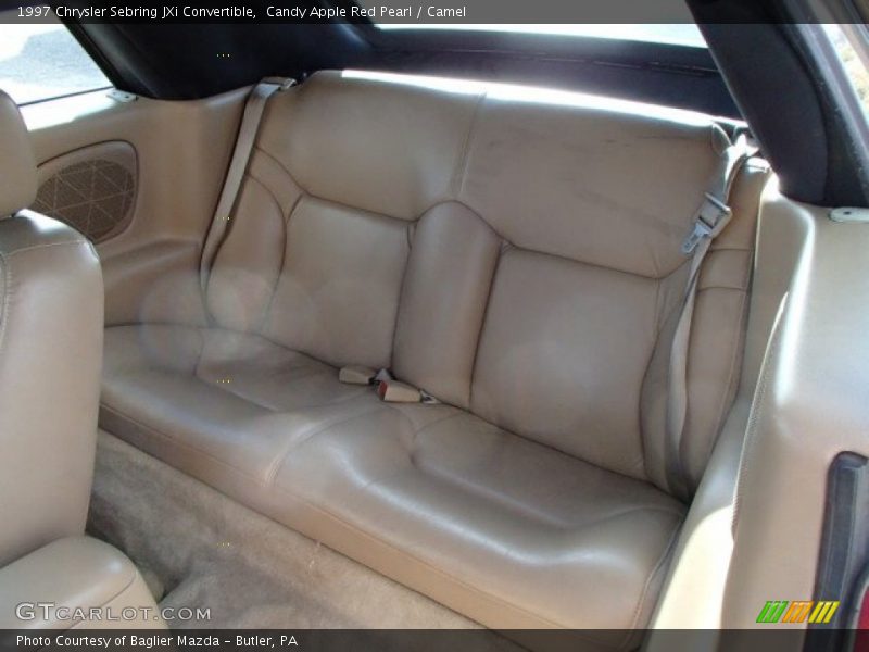 Candy Apple Red Pearl / Camel 1997 Chrysler Sebring JXi Convertible